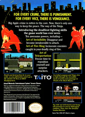 Wrath of the Black Manta (USA) (Rev 1) box cover back